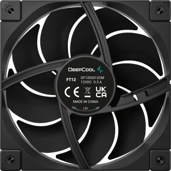 Вентилятор для корпуса Deepcool FT12 120х120x25 черный 4-pin 32дБ (R-FT12-BKWPN1-G) Ret - купить недорого с доставкой в интернет-магазине