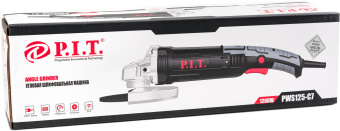 Углошлифовальная машина P.I.T. PWS125-C7 1200Вт 11000об/мин рез.шпин.:M14 d=125мм - купить недорого с доставкой в интернет-магазине
