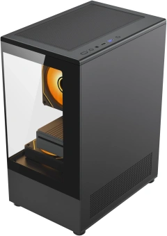 Корпус Accord ACC-UE2B TG Office Pro черный без БП mATX 1xUSB3.0 audio bott PSU - купить недорого с доставкой в интернет-магазине