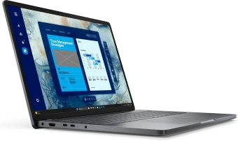 Ноутбук Dell Pro 16 Core Ultra 5 235U 16Gb SSD512Gb Intel Graphics 16" WVA FHD+ (1920x1200) Linux grey WiFi BT Cam (PRO16-5653) - купить недорого с доставкой в интернет-магазине