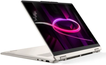 Ноутбук Lenovo Yoga 7 2-in-1 14AGP11 Ryzen AI 7 445 24Gb SSD512Gb AMD Radeon 840M 14" OLED Touch WUXGA (1920x1200) Windows 11 Home beige WiFi BT Cam (83TD0083RK) - купить недорого с доставкой в интернет-магазине