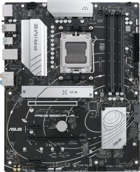 Материнская плата Asus PRIME B650-PLUS-CSM SocketAM5 AMD B650 4xDDR5 ATX AC`97 8ch(7.1) 2.5Gg RAID+HDMI+DP - купить недорого с доставкой в интернет-магазине