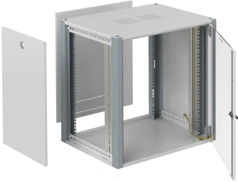 Шкаф коммутационный Sysmatrix (WP 6409.710) настенный 9U 600x450мм пер.дв.стекл 60кг серый - купить недорого с доставкой в интернет-магазине