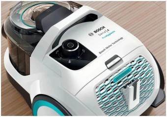 Пылесос Bosch Serie 4 BGC21HYG1 550Вт белый/черный - купить недорого с доставкой в интернет-магазине