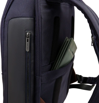 Рюкзак мужской Piquadro Brief2 CA4818BR2/BLUCU темно-синий/коричневый нейлон/натур.кожа - купить недорого с доставкой в интернет-магазине