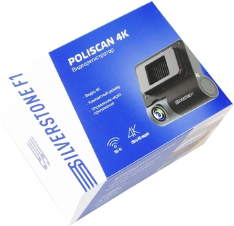 Видеорегистратор Silverstone F1 A85-SHD POLISCAN 4K черный 2160x3840 2160p 140гр. - купить недорого с доставкой в интернет-магазине