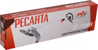 Триммер электрический Ресанта ЭТ-1200Н 1200Вт разбор.штан. реж.эл.:леска/нож - купить недорого с доставкой в интернет-магазине
