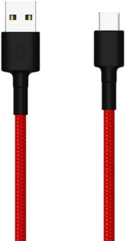 Кабель Xiaomi Mi Braided SJV4110GL USB (m)-USB Type-C (m) 1м красный - купить недорого с доставкой в интернет-магазине
