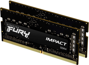 Память DDR4 2x8Gb 2666MHz Kingston KF426S15IBK2/16 Fury Impact RTL PC4-21300 CL15 SO-DIMM 260-pin 1.2В single rank - купить недорого с доставкой в интернет-магазине