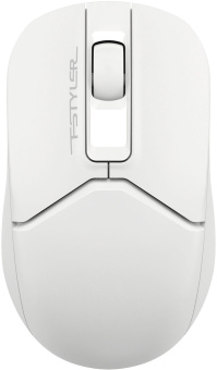 Мышь A4Tech Fstyler FB12S белый оптическая 1200dpi silent беспров. BT/Radio USB 2but (FB12S USB WHITE) - купить недорого с доставкой в интернет-магазине