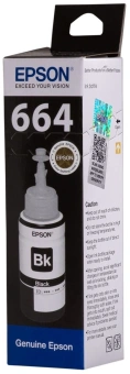 Чернила Epson 664 C13T664198 (аналог C13T66414A) черный 70мл для Epson L100 - купить недорого с доставкой в интернет-магазине