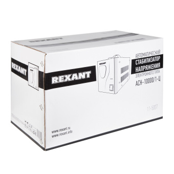 Стабилизатор напряжения Rexant АСН-10 000/1-Ц 9.7кВА однофазный серый (11-5007) - купить недорого с доставкой в интернет-магазине