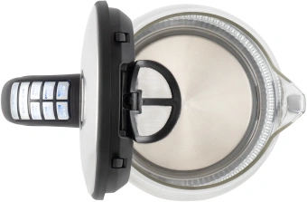 Чайник электрический Vitek VT-8828 1.7л. 2200Вт серебристый корпус: стекло/металл - купить недорого с доставкой в интернет-магазине