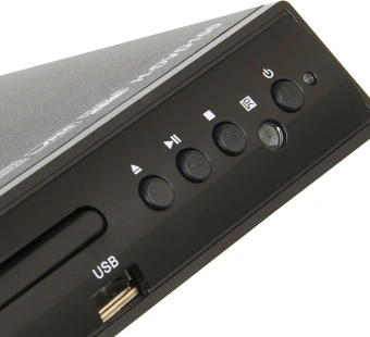 Плеер DVD Hyundai H-DVD100 черный ПДУ - купить недорого с доставкой в интернет-магазине