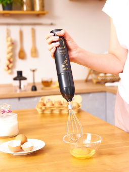 Блендер погружной Scarlett Золотая коллекция SC-HB42M45 800Вт черный/золотистый - купить недорого с доставкой в интернет-магазине