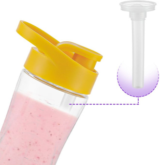 Блендер стационарный Kitfort КТ-3055-2 300Вт белый/желтый - купить недорого с доставкой в интернет-магазине