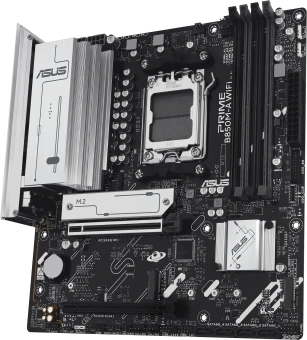 Материнская плата Asus PRIME B850M-A WIFI Socket AM5 AMD B850 4xDDR5 mATX AC`97 8ch(7.1) 2.5Gg RAID+VGA+HDMI+DP - купить недорого с доставкой в интернет-магазине