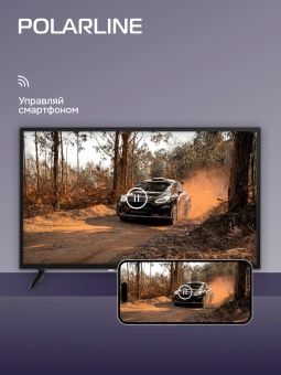 Телевизор LED PolarLine 32" 32PL13TC-SM черный HD 60Hz DVB-T DVB-T2 DVB-C USB WiFi Smart TV (RUS) - купить недорого с доставкой в интернет-магазине