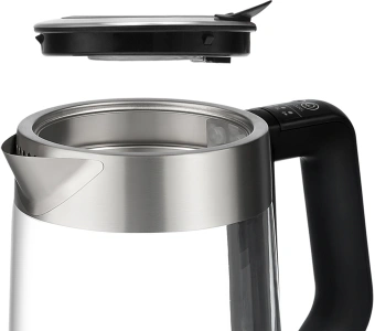 Чайник электрический Polaris PWK 1725CGLD 1.7л. 2200Вт серебристый матовый корпус: стекло/металл - цена, купить или заказать с доставкой в интернет-магазине Чайник электрический Polaris PWK 1725CGLD 1.7л. 2200Вт серебристый матовый корпус: стекло/металл - купить недорого с доставкой в интернет-магазине