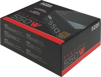 Блок питания Azza ATX 550W PSAZ-550W 80+ bronze (20+4pin) APFC 120mm fan 5xSATA RTL - купить недорого с доставкой в интернет-магазине