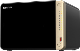 Сетевое хранилище NAS Qnap Original TS-664-8G 6-bay настольный Celeron N5095 - купить недорого с доставкой в интернет-магазине