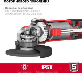 Углошлифовальная машина Зубр УШМ-115-805 800Вт 11000об/мин рез.шпин.:M14 d=115мм - купить недорого с доставкой в интернет-магазине