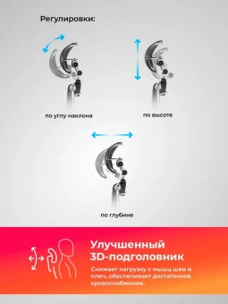 Кресло Метта Samurai S-3 черный сиденье черный сетка с подголов. крестов. металл хром - купить недорого с доставкой в интернет-магазине