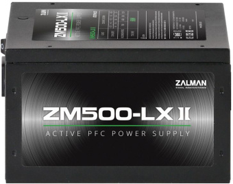 Блок питания Zalman ATX 500W ZM500-LXII (24+4+4pin) APFC 120mm fan 6xSATA RTL - купить недорого с доставкой в интернет-магазине