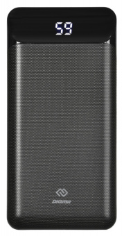 Мобильный аккумулятор Digma Power Delivery DG-20000-PL 20000mAh 3A QC PD 18W 2xUSB черный (DG-20000-PL-BK) - купить недорого с доставкой в интернет-магазине