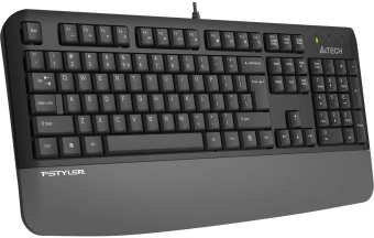 Клавиатура A4Tech Fstyler FK20 серый USB Multimedia (подставка для запястий) (FK20) кабель 1.5м - купить недорого с доставкой в интернет-магазине