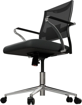Кресло Метта Sit Air 24/7 M4-281K - Italy (M09.B23.G18.W01) черный сиденье черный сетка/ткань крестов. хром - купить недорого с доставкой в интернет-магазине