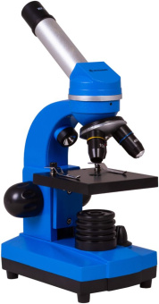 Микроскоп Bresser Junior Biolux SEL монокуляр 401600x на 3 объектива синий - купить недорого с доставкой в интернет-магазине