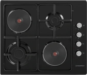Варочная поверхность Maunfeld EEHE.64.5EB/KG черный - купить недорого с доставкой в интернет-магазине