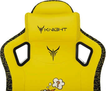 Кресло игровое Knight Craft Dragon желтый экокожа с подголов. крестов. металл - купить недорого с доставкой в интернет-магазине