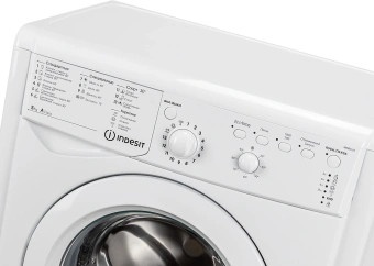 Стиральная машина Indesit EcoTime IWSB 5105 класс: A загр.фронтальная макс.:5кг белый - купить недорого с доставкой в интернет-магазине