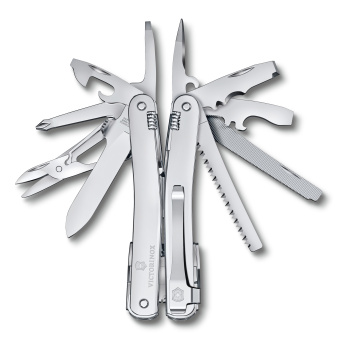 Мультитул Victorinox SwissTool Spirit MX Clip (3.0224.MKB1) 105мм 24функц. серебристый блистер - купить недорого с доставкой в интернет-магазине