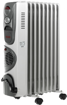 Радиатор масляный Ресанта ОМ-9АВ 2400Вт белый - купить недорого с доставкой в интернет-магазине