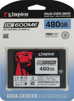 Накопитель SSD Kingston SATA-III 480GB SEDC600ME/480G DC600M 2.5" 1 DWPD - купить недорого с доставкой в интернет-магазине