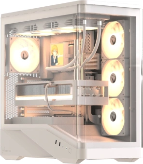 Корпус Formula Crystal U9 белый без БП ATX 2xUSB3.0 audio bott PSU - купить недорого с доставкой в интернет-магазине