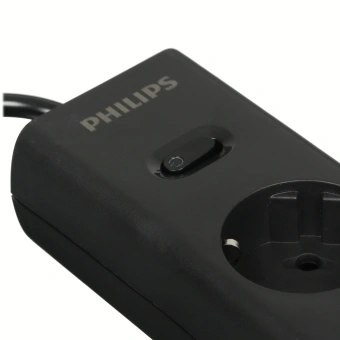 Сетевой фильтр Philips CHP4336BA/51 2м (3 розетки) черный (коробка) - купить недорого с доставкой в интернет-магазине