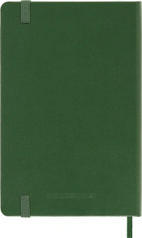 Блокнот Moleskine CLASSIC QP012K15 Pocket 90x140мм 192стр. нелинованный твердая обложка зеленый - купить недорого с доставкой в интернет-магазине