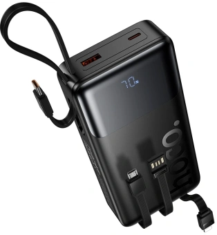 Мобильный аккумулятор Hoco J156A Founder 20000mAh 22.5W 3A черный (62284) - купить недорого с доставкой в интернет-магазине