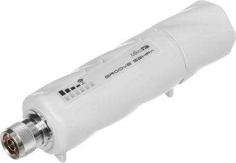Точка доступа MikroTik Groove 52 (RBGROOVE52HPN) N150 10/100BASE-TX серый - купить недорого с доставкой в интернет-магазине