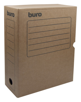 Короб архивный Buro КА-100B микрогофрокартон корешок 100мм A4 340x255x100мм бурый - купить недорого с доставкой в интернет-магазине