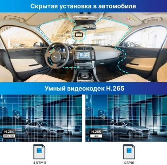 Видеорегистратор с радар-детектором TrendVision DriveCam Real 4K Signature LNA GPS ГЛОНАСС черный - купить недорого с доставкой в интернет-магазине