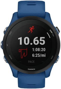 Смарт-часы Garmin Forerunner 255 33мм 1.3" корп.черный рем.синий (010-02641-11) - купить недорого с доставкой в интернет-магазине