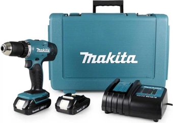 Дрель-шуруповерт Makita DDF453SYE аккум. патрон:быстрозажимной (кейс в комплекте) - купить недорого с доставкой в интернет-магазине