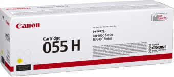Картридж лазерный Canon 055HY 3017C002/004 желтый (5900стр.) для Canon LBP663Cdw/LBP664Cx/MF746Cx/MF742Cdw/MF744Cdw - купить недорого с доставкой в интернет-магазине