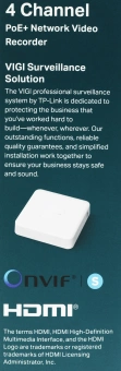 Видеорегистратор TP-Link NVR VIGI NVR1104H-4P - купить недорого с доставкой в интернет-магазине