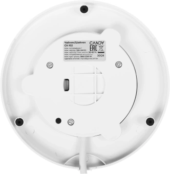 Чайник электрический Candy CK-102 1.5л. 2200Вт белый корпус: нерж.сталь/пластик - купить недорого с доставкой в интернет-магазине